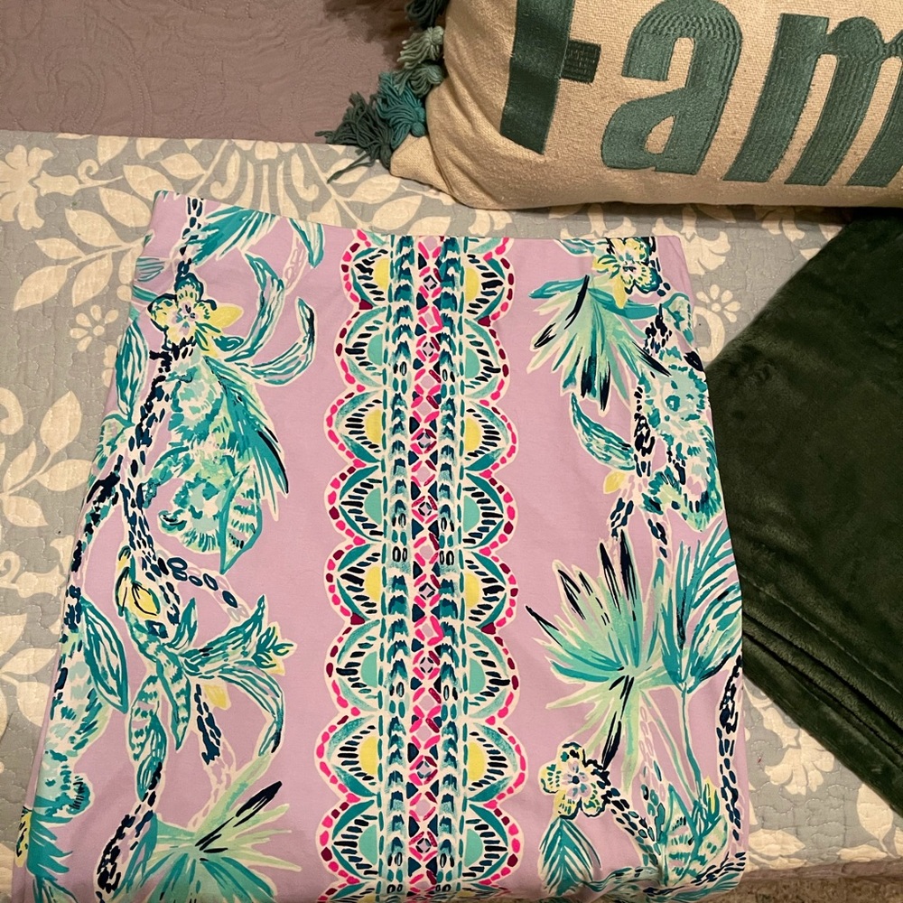 NWT Lilly Pulitzer XL Lilac Verbena Maxi Skirt
